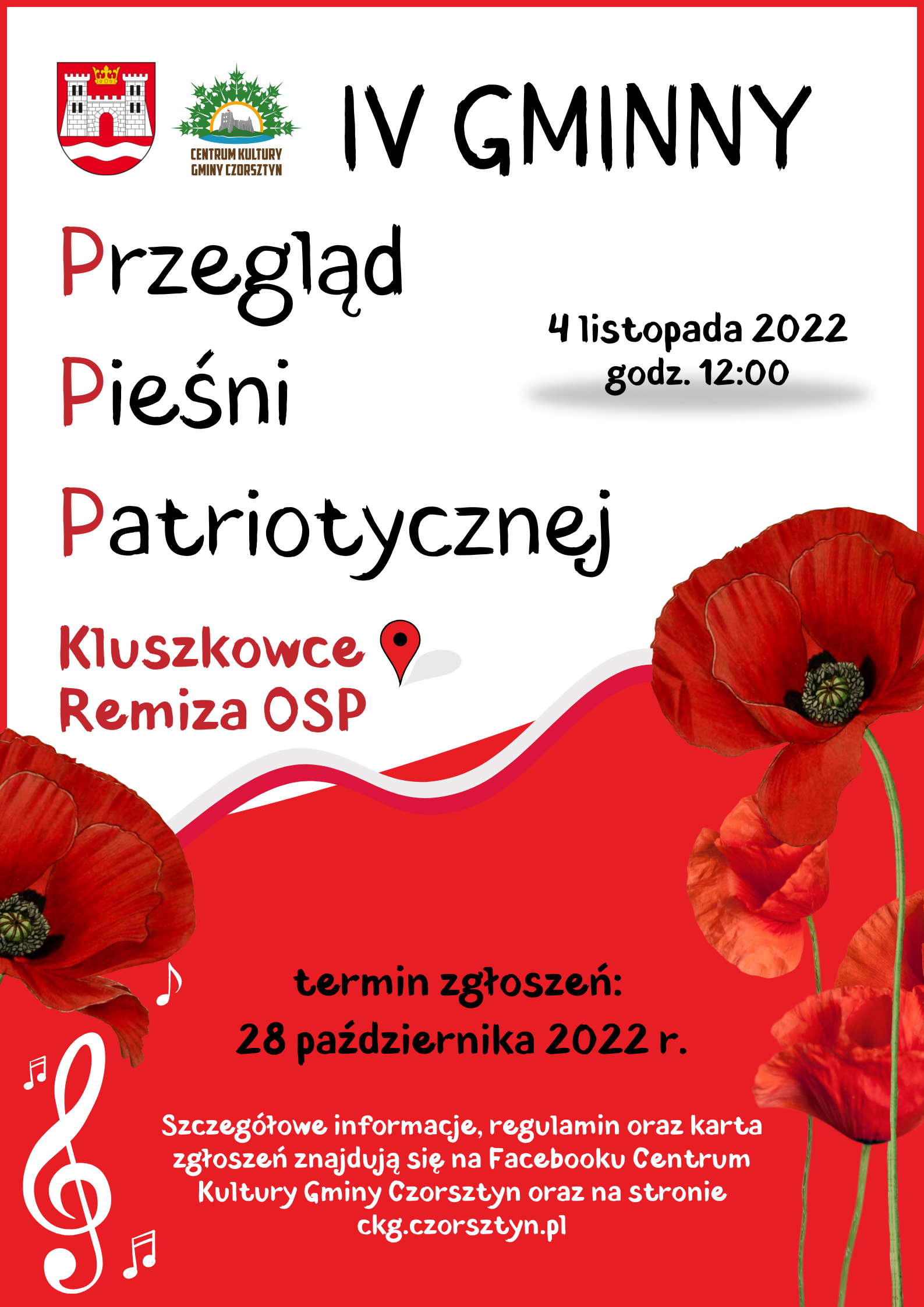 IV Gminny Przegląd Pieśni Patriotycznej i Żołnierskiej w gminie Czorsztyn