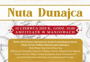 Harmonogram występów podczas VII Przeglądu Folkloru Pienin - Gorców - Podhala
