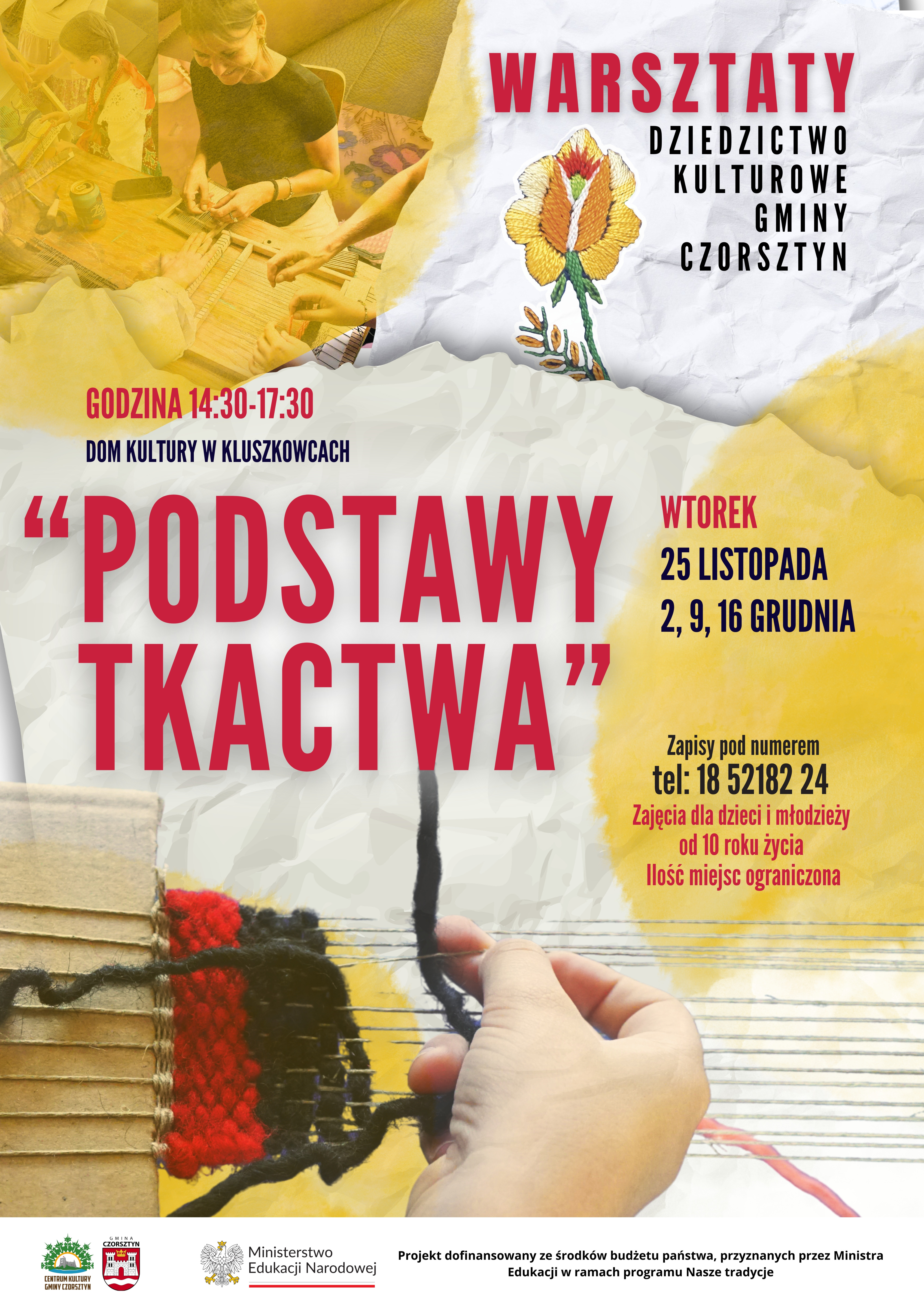 „Podstawy tkactwa”-Zapraszamy na kolejne warsztaty!