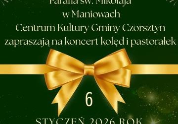 Zapraszamy na koncert kolęd i pastorałek