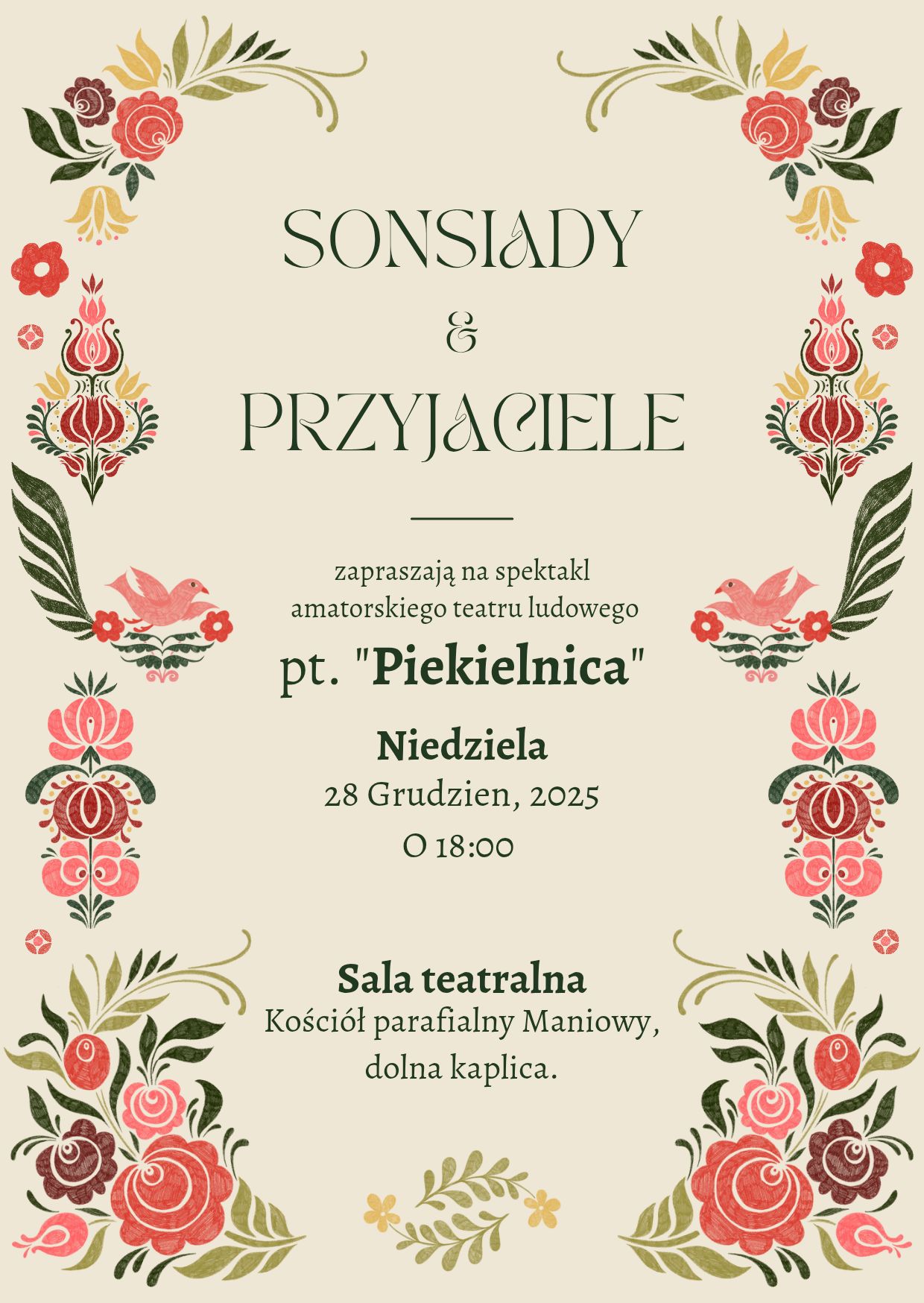 Zapraszamy na premierę sztuki „Piekielnica”
