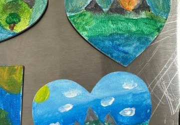 Warsztaty artystyczne w ramach ferii zimowych zagościły w Sromowcach Niżnych