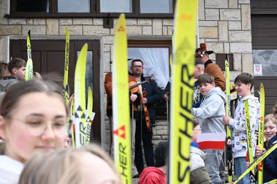 Uroczyste powitanie dwóch swoich reprezentantów, którzy wrócili z Zimowych Igrzysk Paralimpijskich Mediolan-Cortina (12).JPG