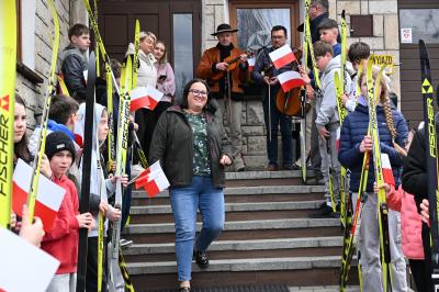 Uroczyste powitanie dwóch swoich reprezentantów, którzy wrócili z Zimowych Igrzysk Paralimpijskich Mediolan-Cortina (8).JPG