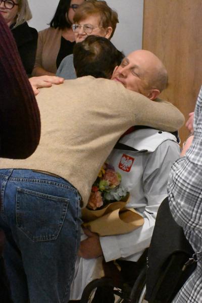 Uroczyste powitanie dwóch swoich reprezentantów, którzy wrócili z Zimowych Igrzysk Paralimpijskich Mediolan-Cortina2222 (16).JPG