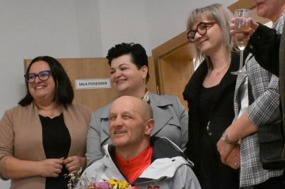 Uroczyste powitanie dwóch swoich reprezentantów, którzy wrócili z Zimowych Igrzysk Paralimpijskich Mediolan-Cortina2222 (17).JPG