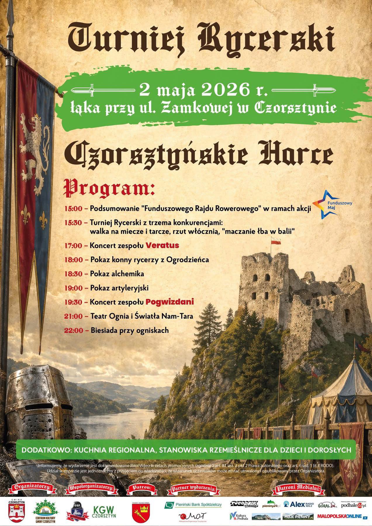 Odsłaniamy rycerskie atrakcje Czorsztyńskich Harców