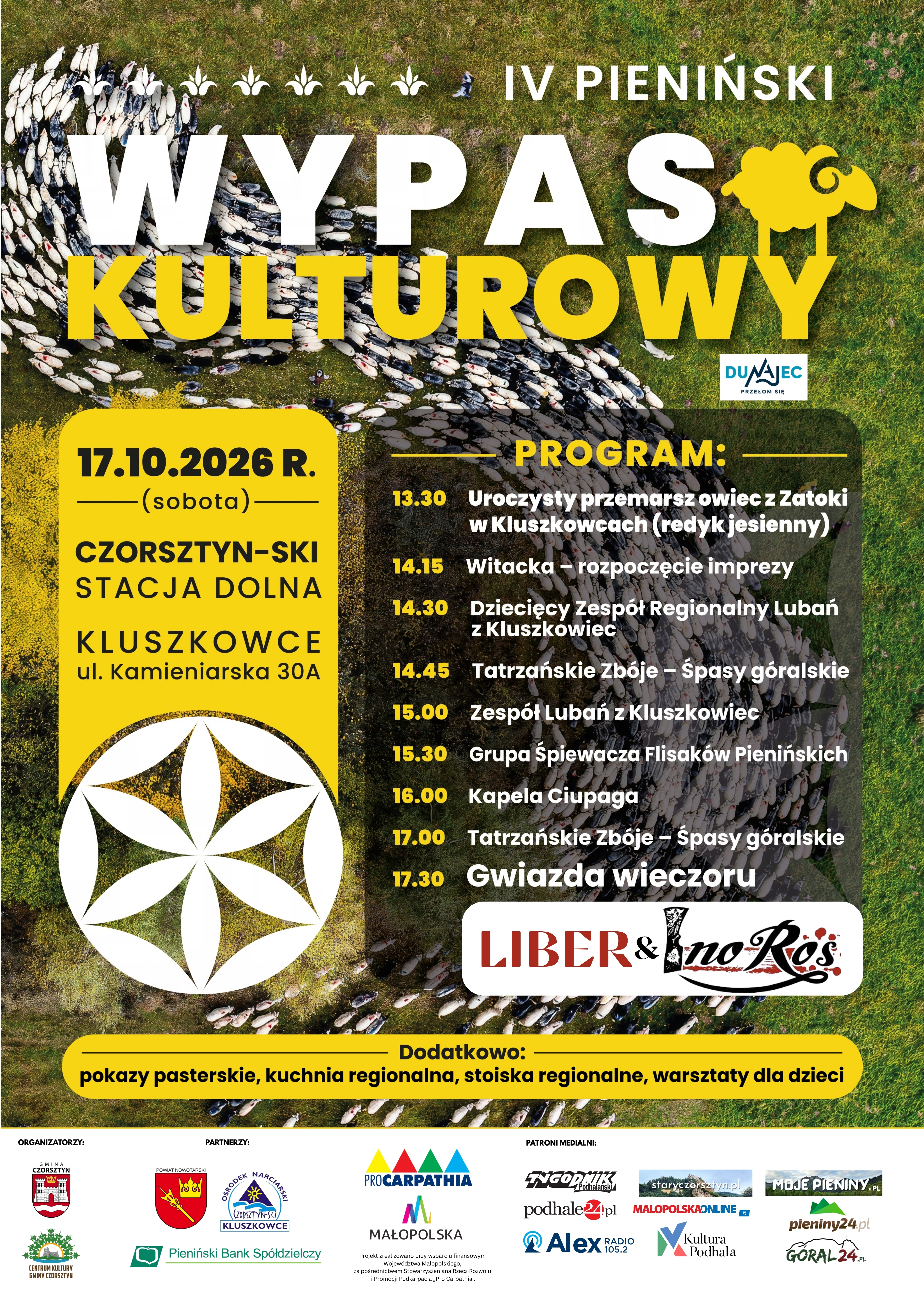 Program IV Pienińskiego Wypasu Kulturowego,